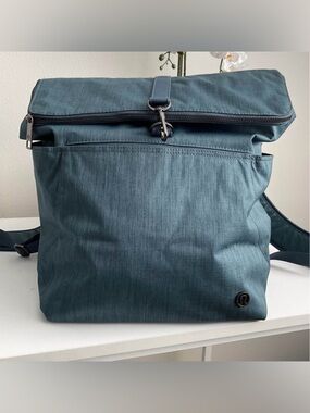 lululemon athletica Teal Roll-Top Backpack